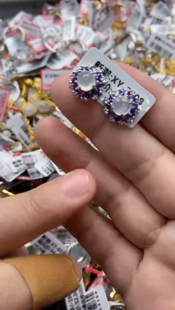 【闪购商品】翡翠戒指银S925镶嵌2222--5