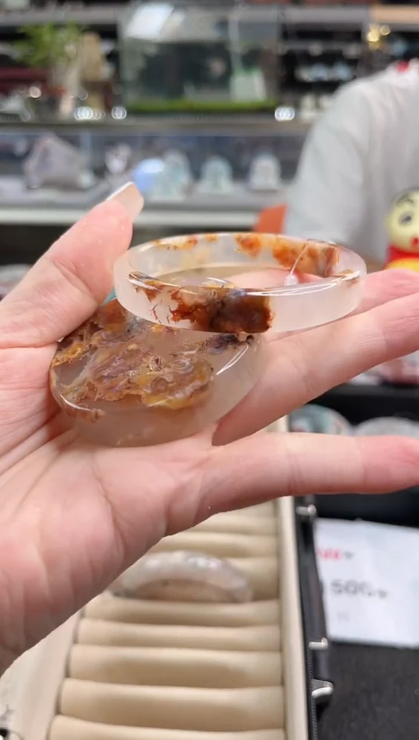 未镶嵌手镯石英质玉55圈口 （赠品镯心）3354915
