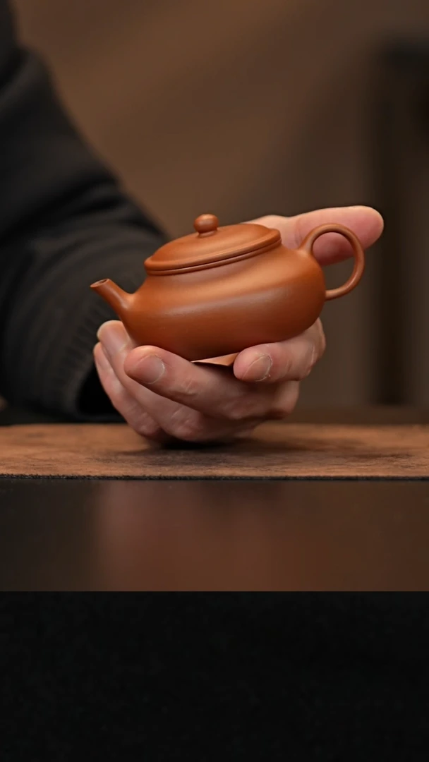 【闪购商品】紫砂茶壶允禾斋wfszq 红泥 半瓢水平