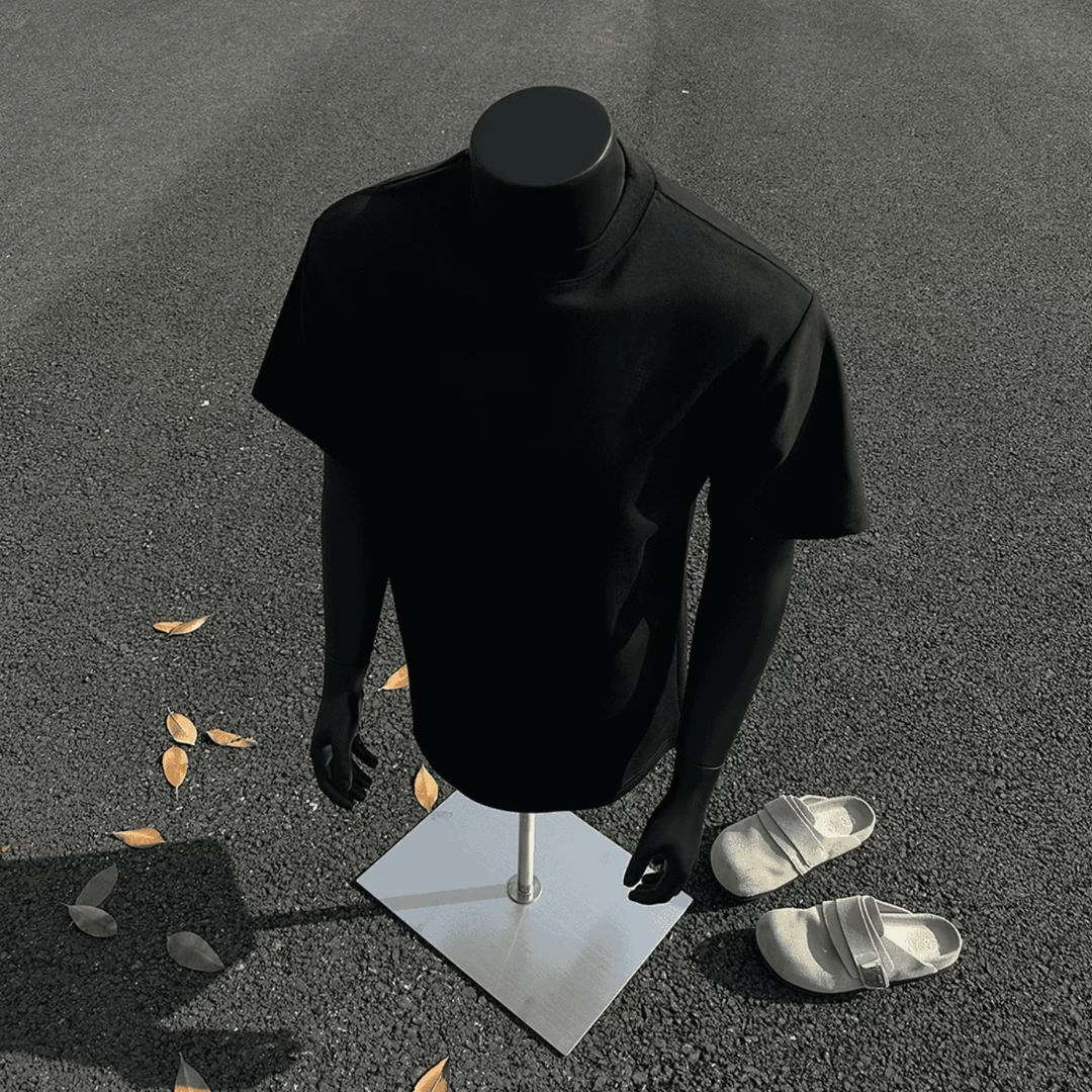 H-E239-男女同款速干透气舒适宽松百搭短袖