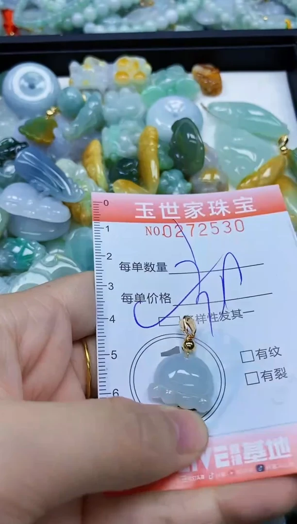 翡翠未镶嵌颈饰闪购0272530