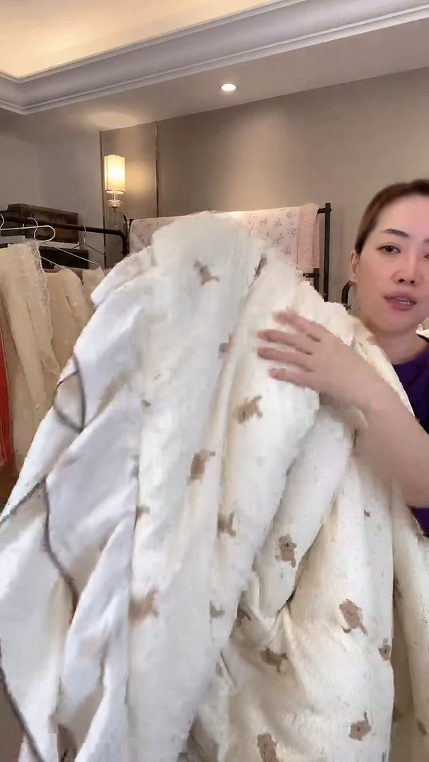 水洗棉韩版花边秋冬被150-200