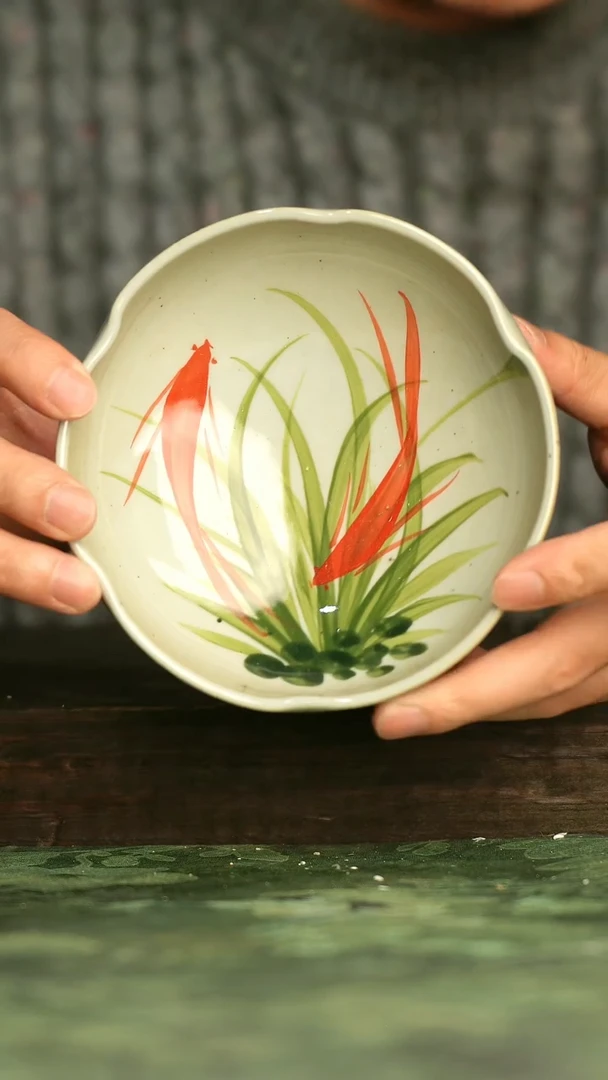 青诗集手工手绘瓷器