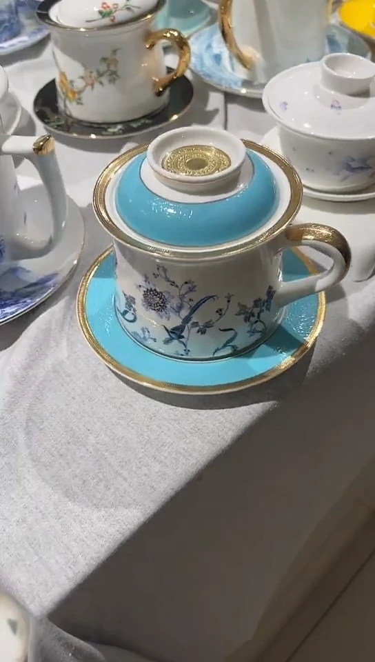 瓷茶漏杯隆达1个