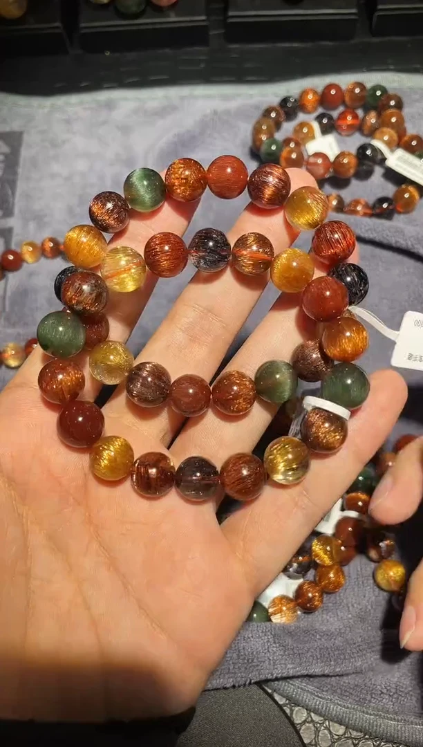 【闪购商品】水晶手链未镶嵌彩发单圈A11（多样性发其一）