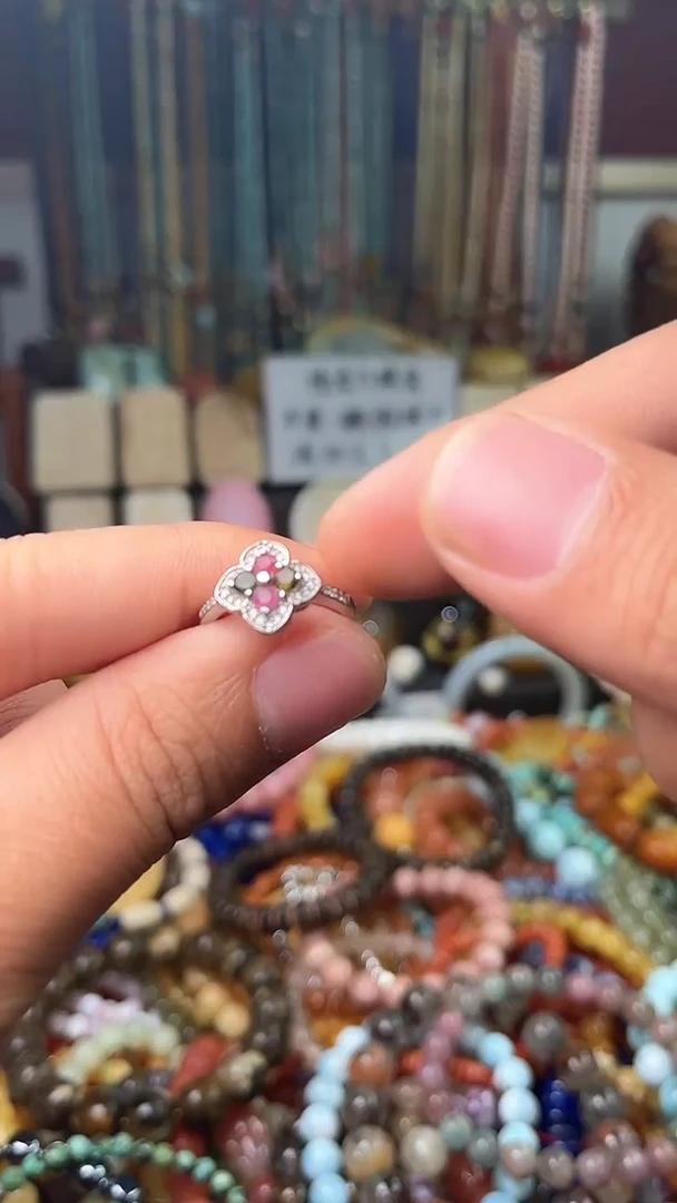 【闪购商品】碧玺.银S925镶嵌(一物一件)0003116