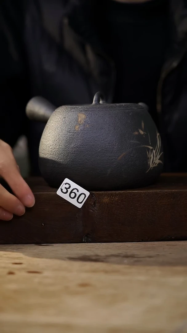 瓷片设计师手作！！！落单福利系列！！侧把壶