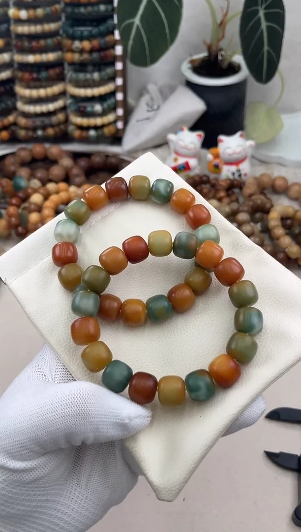 菩提根/象牙果手串a17卡14 干磨糖壳