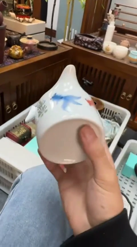 摆件陶茶具茶具茶具鱼公道杯
