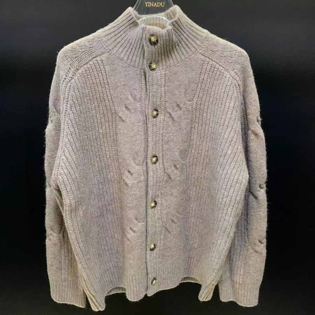 阿喜专属】2025年时尚潮流男士100%羊毛毛衣休闲-MY50052