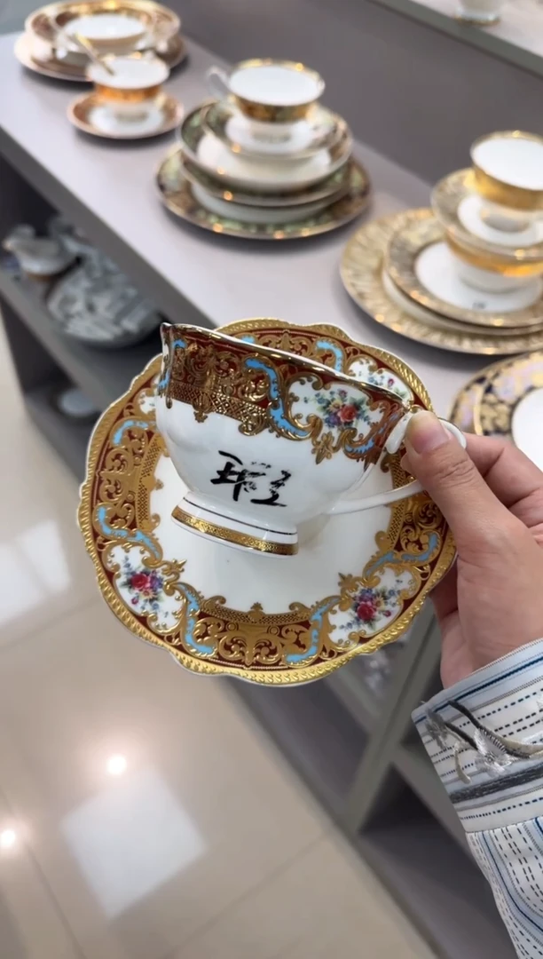 瓷片200毫升杯碟 1套