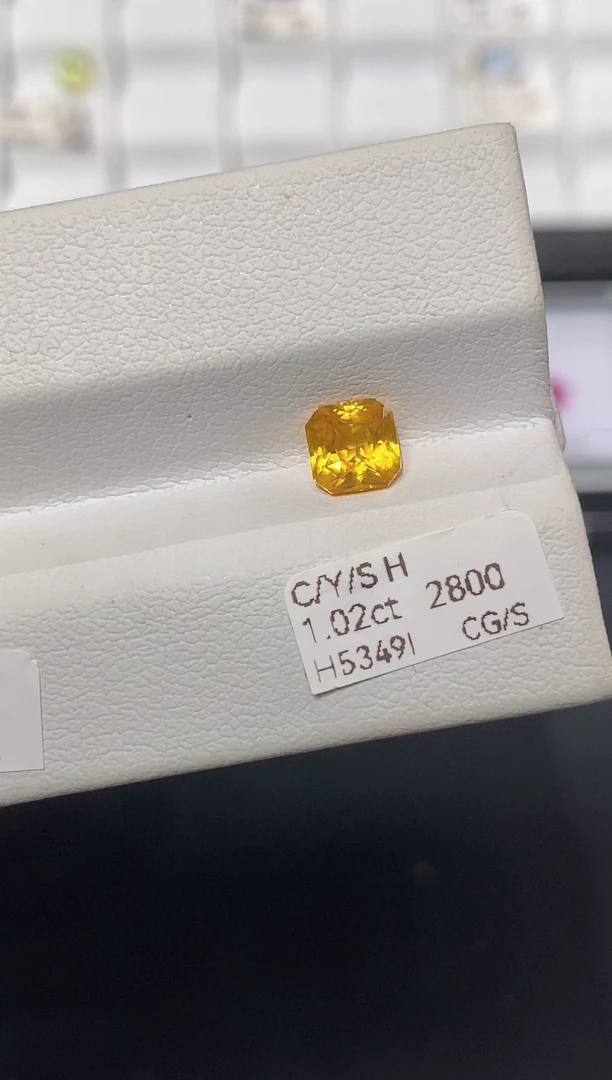 彩色蓝宝石裸石未镶嵌叫***～1.02ct H5349I CG/S