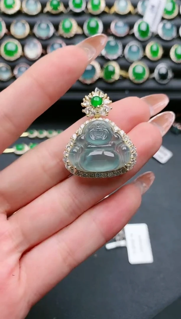 【闪购商品】翡翠戒指银S925镶嵌11111