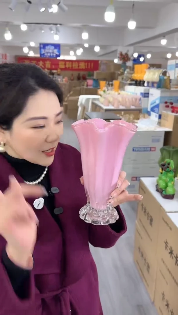 【闪购商品】琉璃椿新花器N-24晚