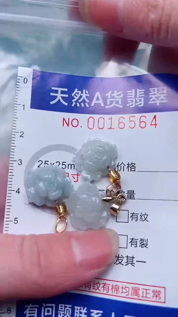 翡翠未镶嵌吊坠(赠链)1