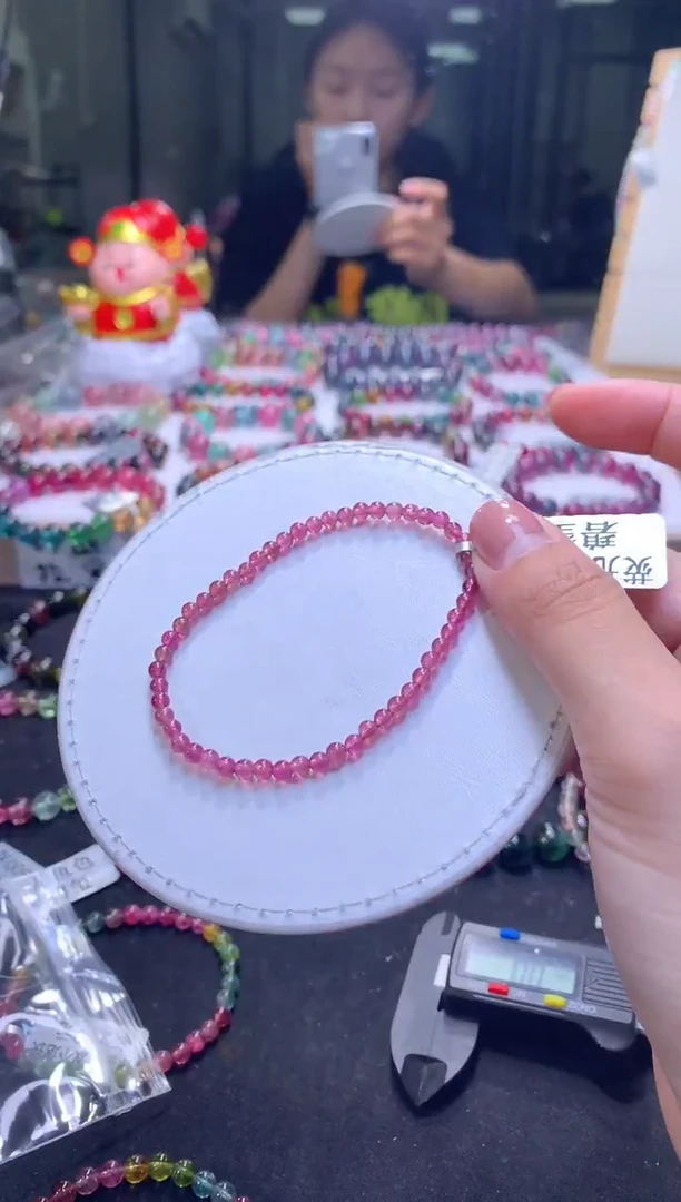 未镶嵌手串碧玺A34【天然碧玺】3.7mm