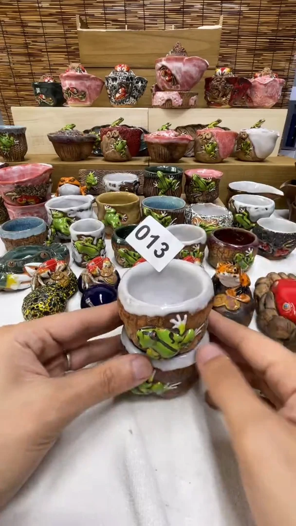 杯013精美粗陶手工柴烧