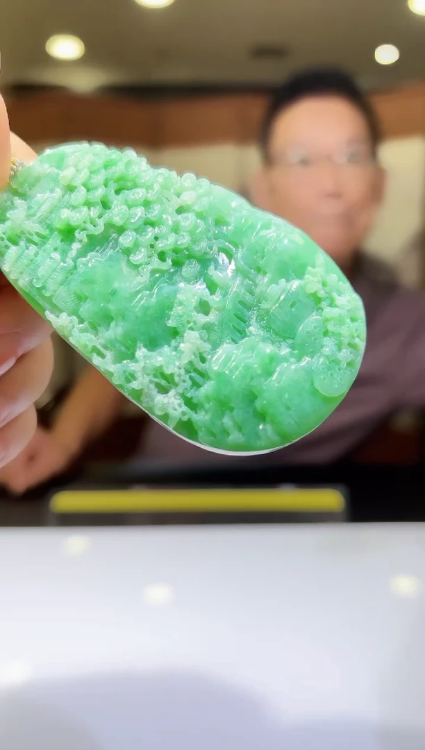 未镶嵌定制翡翠03/0823/C/发其一件/山水