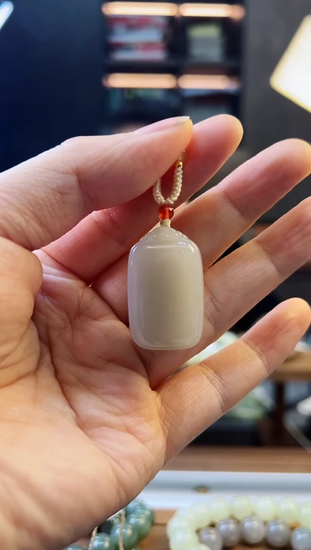 未镶嵌手链和田玉35无事牌