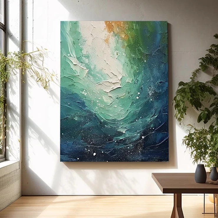 【画为峰】现代简约餐厅装饰画抽象高级感百搭艺术感壁画客厅挂画