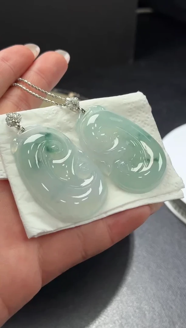 18K金镶嵌定制翡翠DDJ40624/多样性发一件