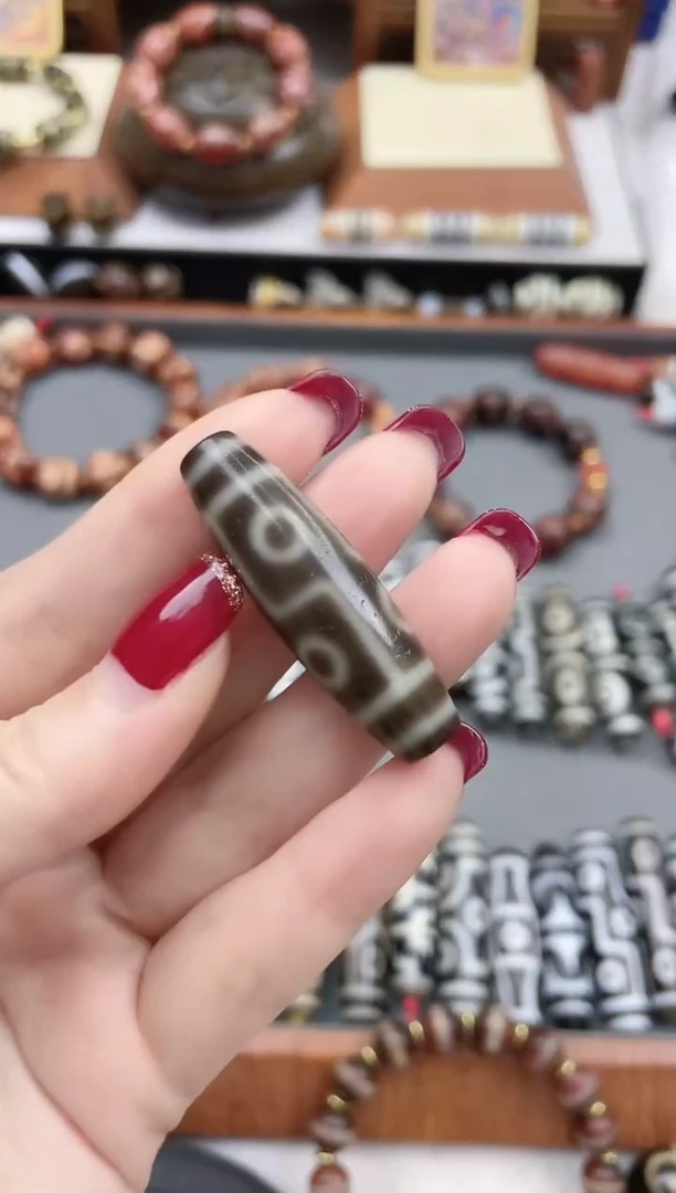 【闪购商品】玛瑙/玉髓珠珠未镶嵌折线六眼