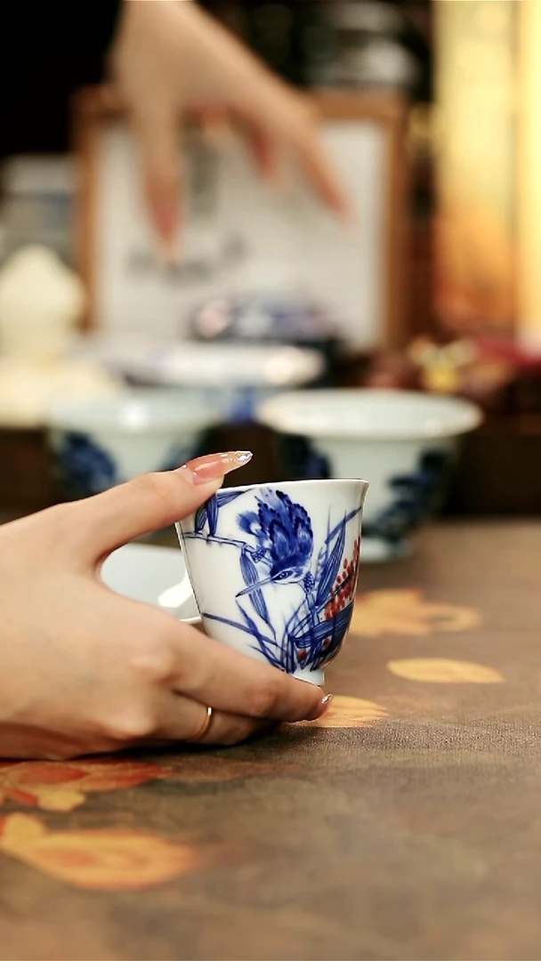 陶瓷手工手绘茶器36