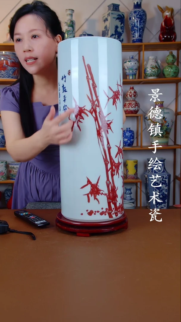 摆件景德镇手工手绘陶瓷摆件10