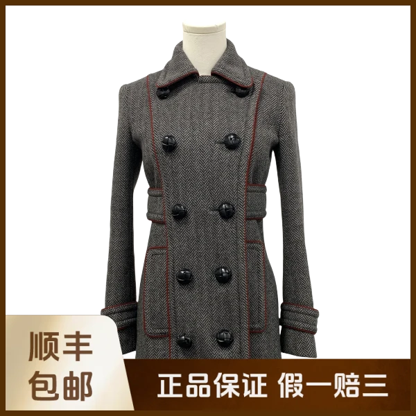 妃鱼/古驰/羊毛/大衣/95新/沐九20