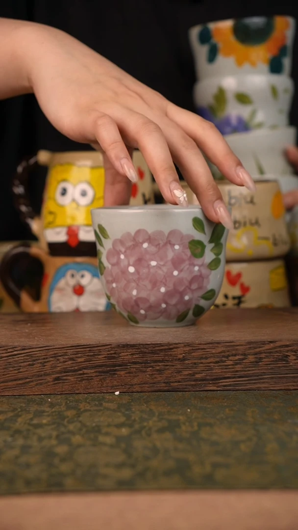 摆件泥垚手作 景德镇手工手绘器物