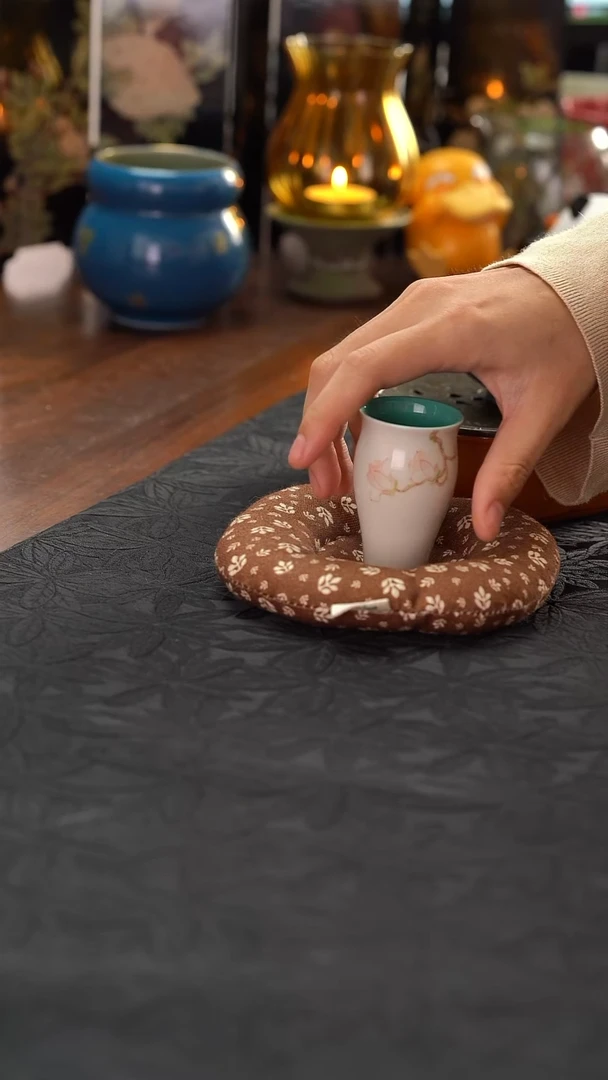 1福利茶器桃花品茗杯