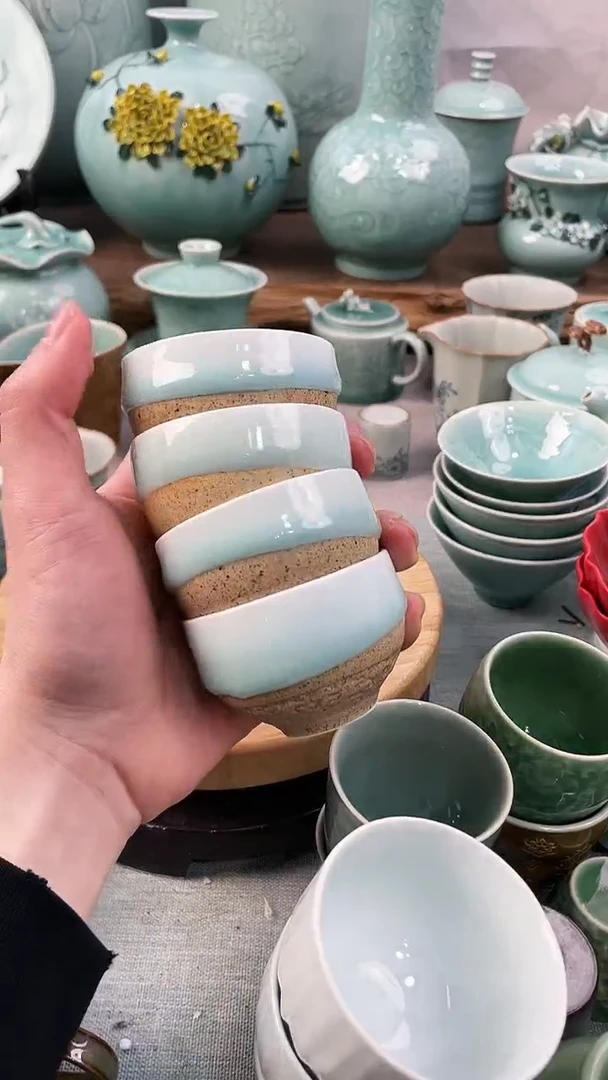 【闪购商品】特价 微瑕 慧仙青瓷