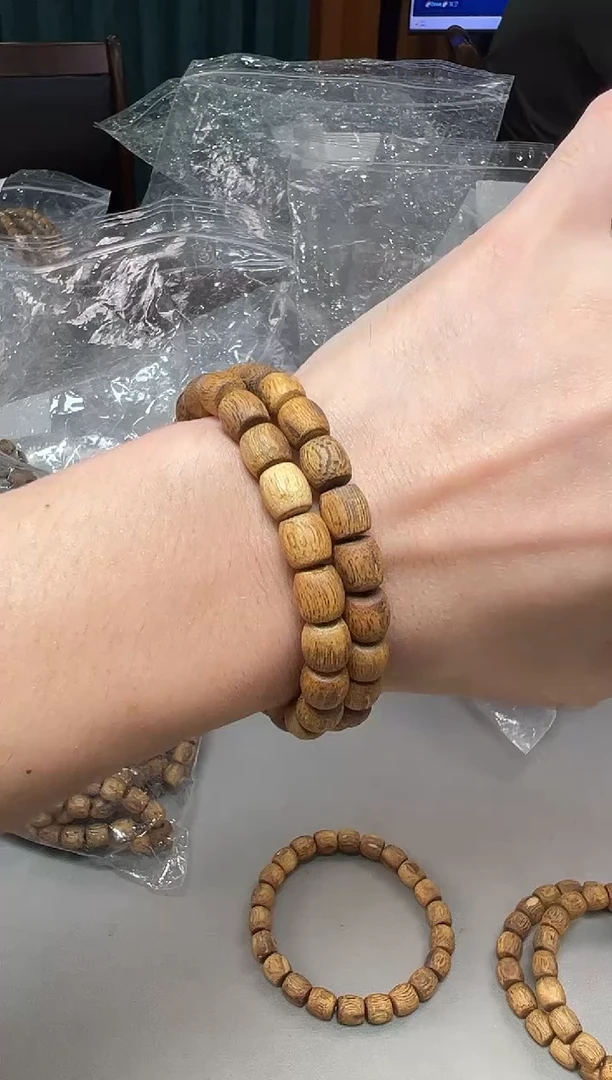 沉香沉香碎屑823号红金猊08鼓珠单圈碎屑香粉多样性发一5