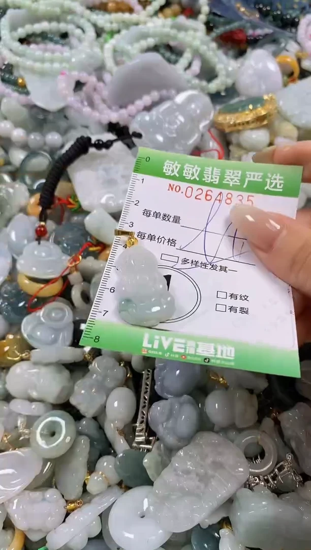 翡翠未镶嵌颈饰闪购0264835多样性发其一