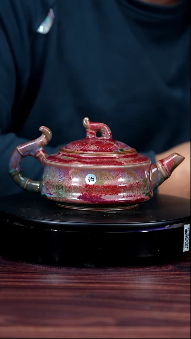 95#李朝斐一级品原矿钧瓷守望壶