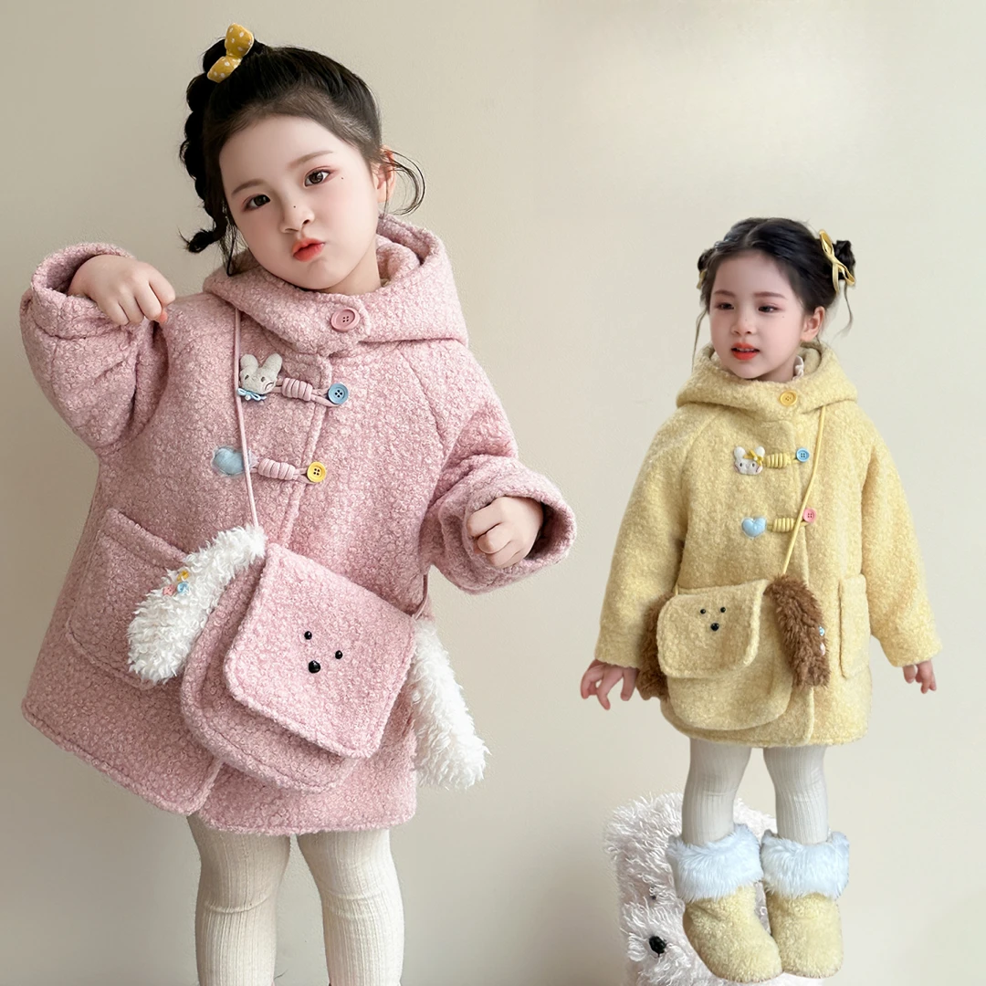 女童冬装棉服2025儿童加厚外套棉袄夹棉上衣