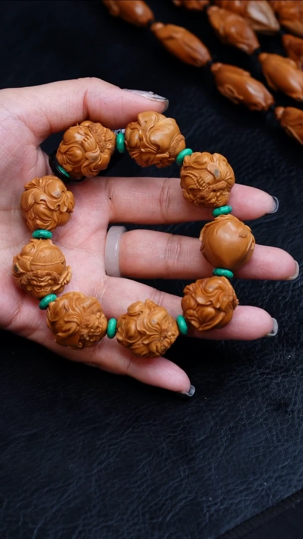 【闪购商品】橄榄核手串/手链24达摩悟道