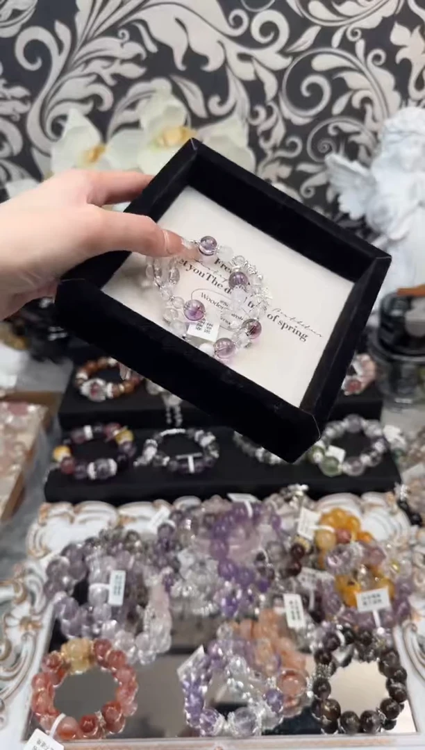 【闪购商品】水晶手链未镶嵌天然水晶 多样性发货