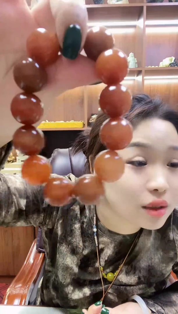 未镶嵌蛇纹石玉手串