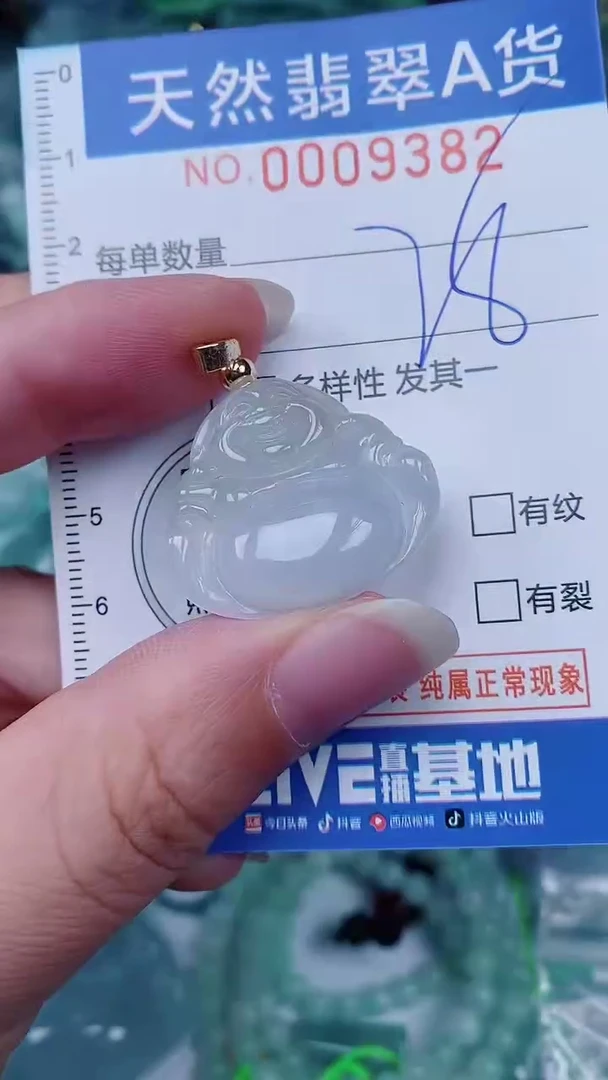 翡翠未镶嵌颈饰00009382