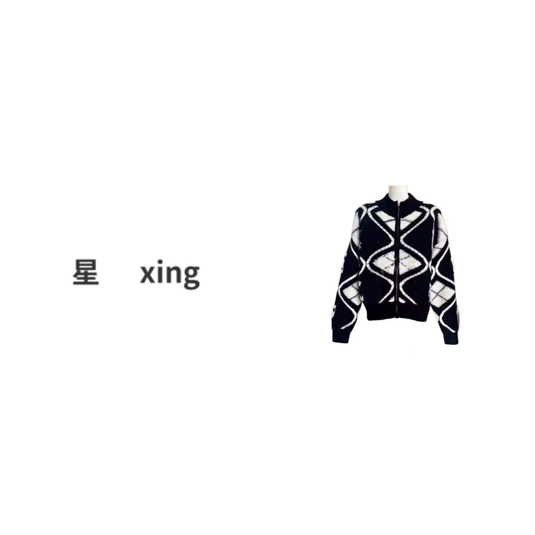 秋冬装拉梁长袖半高领针织上衣51033