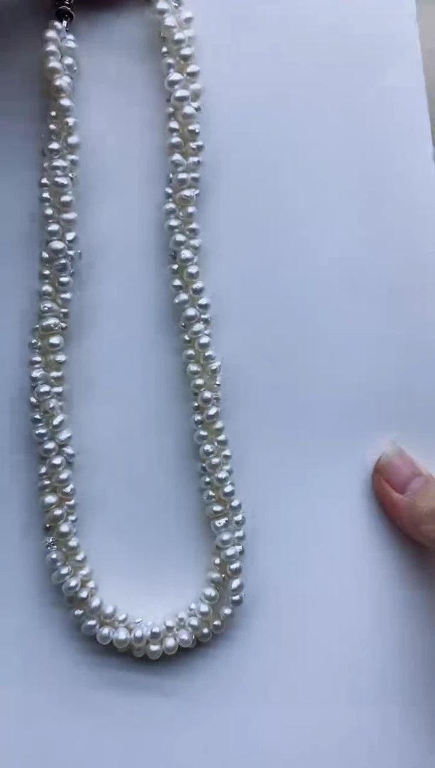 项链未镶嵌淡水珍珠项链多样性发其一