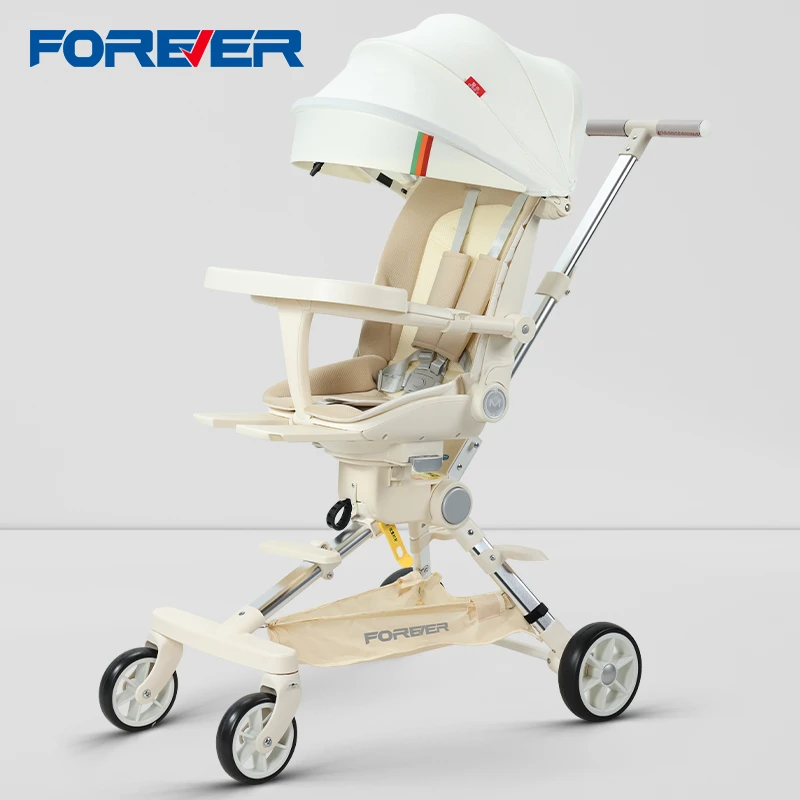 永久牌遛娃神器儿童推车可坐可躺0到3岁宝宝轻便可折叠带娃婴儿车