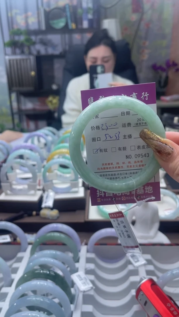 未镶嵌手镯翡翠9543****