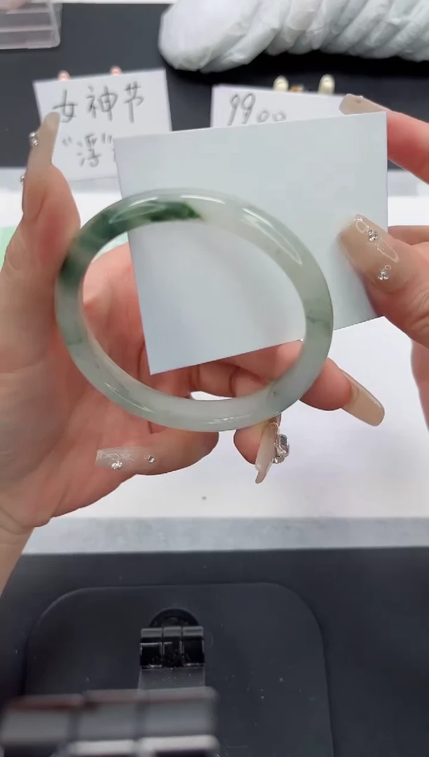【闪购商品】石英质玉手镯未镶嵌105号-60.2圈