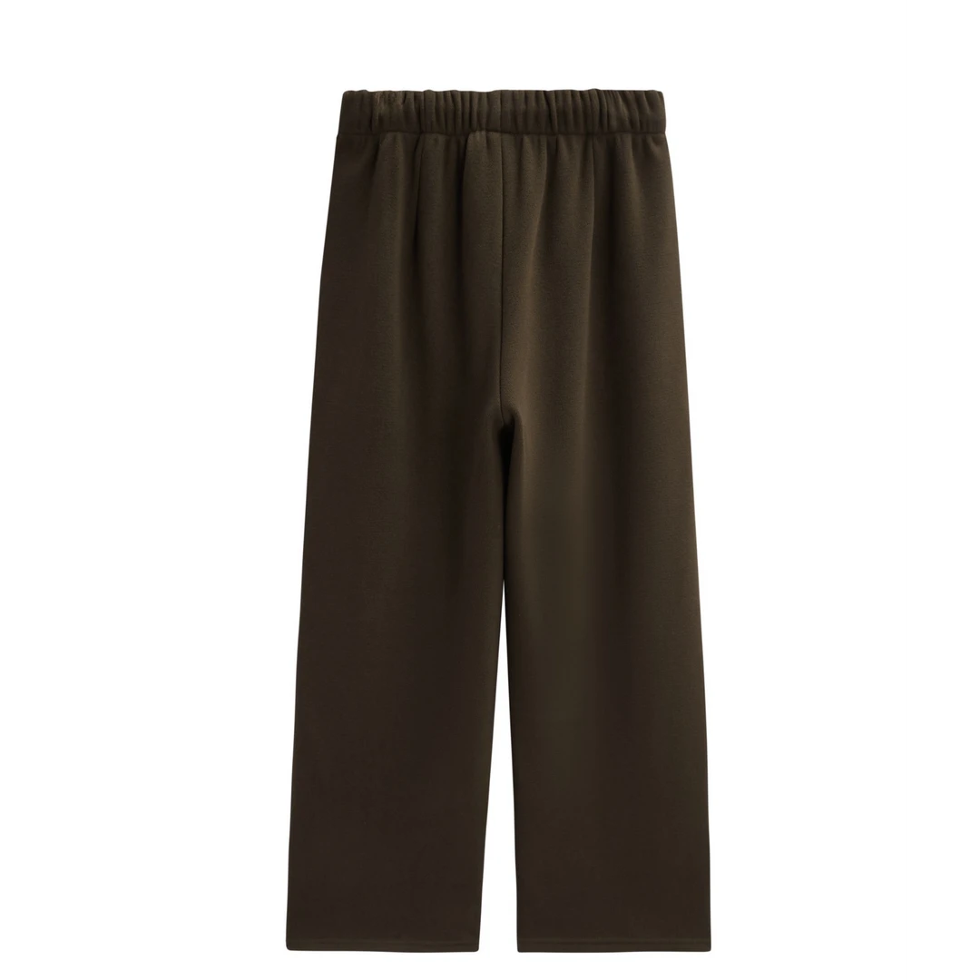 IEF/爱依服【微胖】大码女装2025冬季新款韩版简约百搭加绒阔腿裤