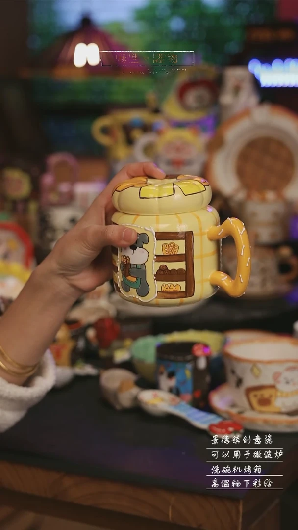 陶瓷景德镇可爱设计师款陶瓷