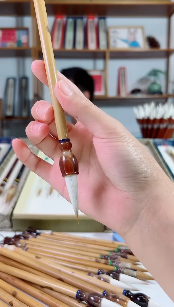 黑湘妃牛角斗兼毫3.5