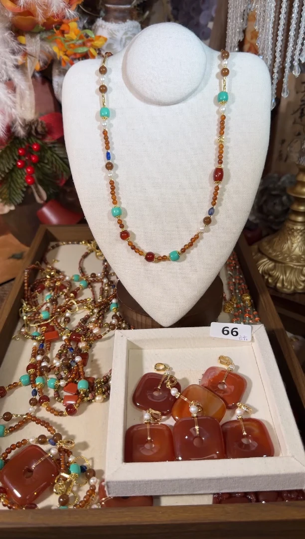 项链未镶嵌石榴石067