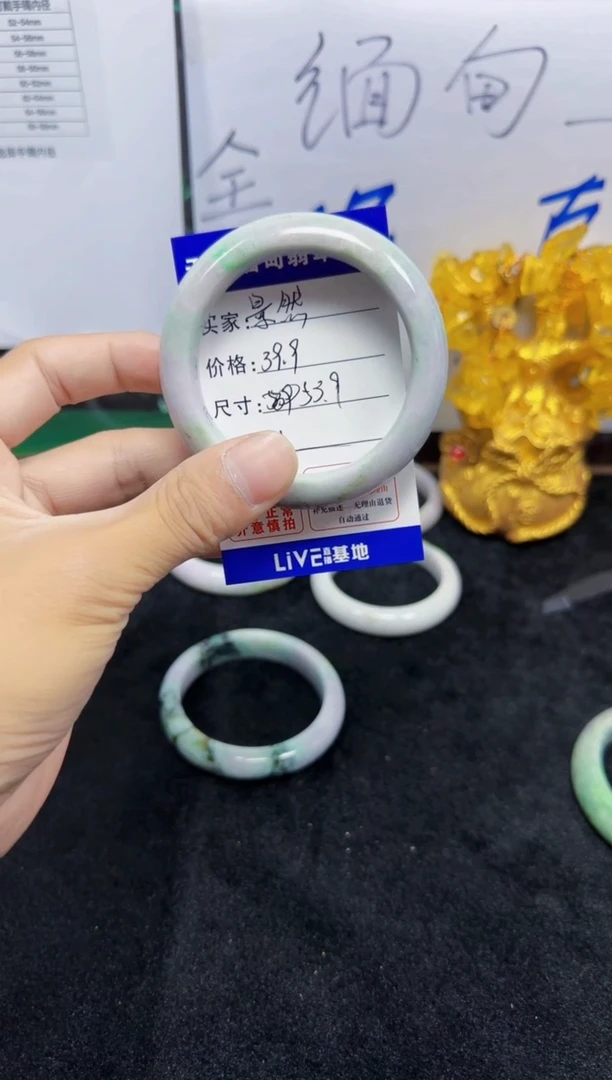 未镶嵌手镯翡翠景*4